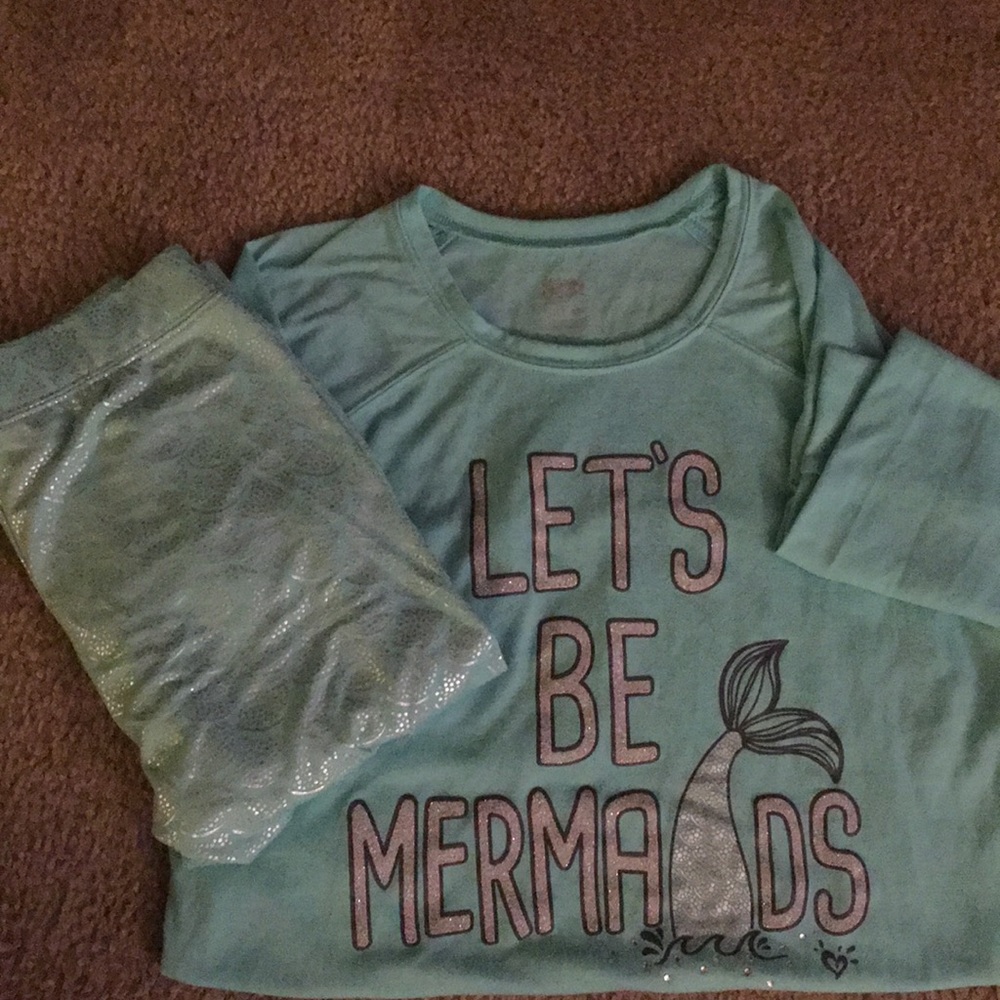 Justice Mermaid Capri Pajamas